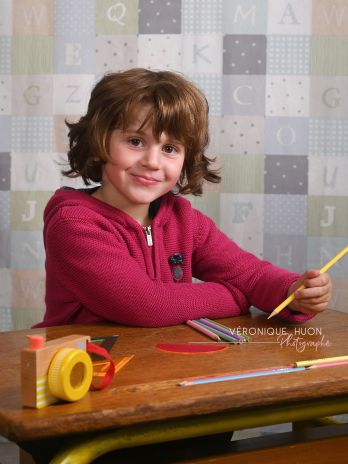 Photographie scolaire en studio